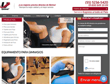 Tablet Screenshot of equipogimnasio.com.mx